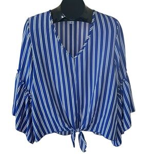 Closetrix trumpet sleeve blouse